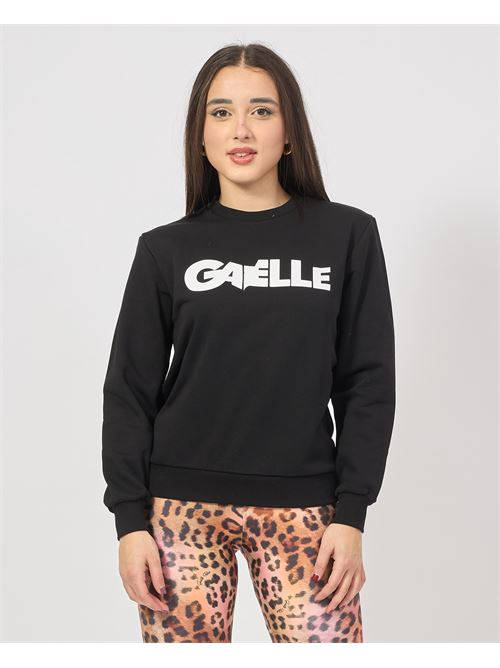 Felpa donna Gaelle Paris con logo frontale GAELLE PARIS | GAABW04300NE01